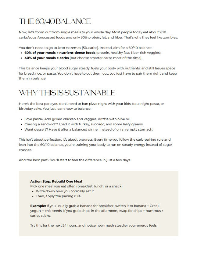 The Energy Reset Blueprint