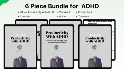 Productivity with ADHD Bundle